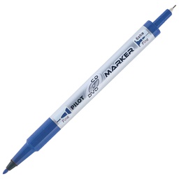 [000014322] Marker za CD/DVD permanentni obostrani 0,4-0,7 mm Twin Marker Pilot SCA-TMCD-L plavi