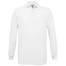 [900000538] Majica dugi rukavi B&C Safran Polo LSL 180g bijela M!!