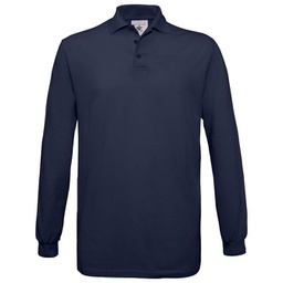 [900000549] Majica dugi rukavi B&C Safran Polo LSL 180g tamno plava S!!