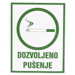 [000000941] Naljepnice "Dozvoljeno pušenje" Etikgraf