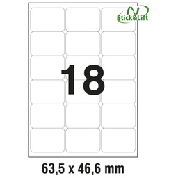 [000014487] Etikete ILK  63,5x46,6 mm odljepljive pk25L Zweckform L6025REV-25