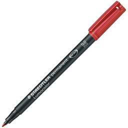 [000014549] Marker permanentni 1 mm reciklirani Lumocolor Staedtler 317-2 crveni