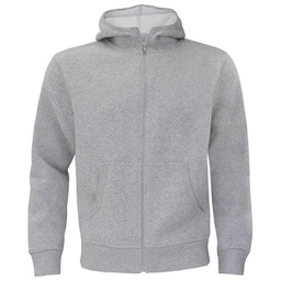 [900000704] Majica dugi rukavi zip B&C Monster 280g svijetlo siva L!!