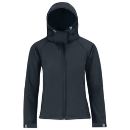 [900000735] Jakna zip ženska B&C Hooded Softshell tamno plava XL!!