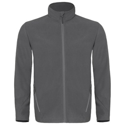 [000014800] Jakna zip-microflis muška B&C Coolstar 170g puna siva M!!