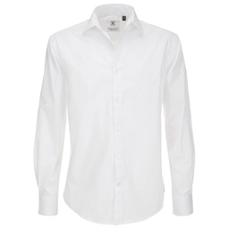 [900001101] Košulja muška dugi rukavi B&C Black Tie 135g bijela M!!