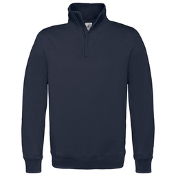 [900001115] Majica dugi rukavi zip B&C ID.004 280g tamnoplava S!!