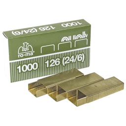 [000000990] Spajalice strojne br.24/6 pk1000 Maestri 126 mesing