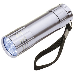 [900001264] Svjetiljka ručna  9 LED metalna Montagris srebrna