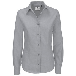 [000015473] Košulja ženska dugi rukavi B&C Oxford 135g srebrna XL!!