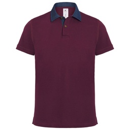 [000015533] Majica kratki rukavi B&C DNM Forward/men bordo S!!