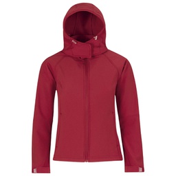 [000015805] Jakna zip ženska B&C Hooded Softshell crvena XL!!