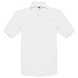 [000015878] Majica kratki rukavi B&C Safran Pocket 180g bijela XL!!