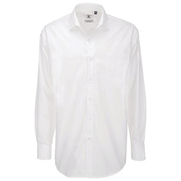 [900001874] Košulja muška dugi rukavi B&C Heritage 120g bijela 2XL