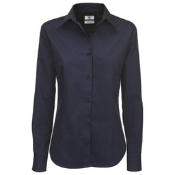 [000015983] Košulja ženska dugi rukavi B&C Sharp 130g tamnoplava XS!!