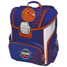 [000016672] Torba školska anatomska Basketball Connect plavo-narančasta!!