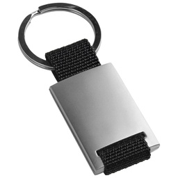 [900002665] Privjesak za ključeve metal-textil crni