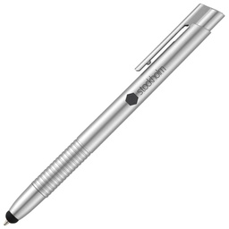 [900002707] Olovka kemijska+touch pen srebrna!!