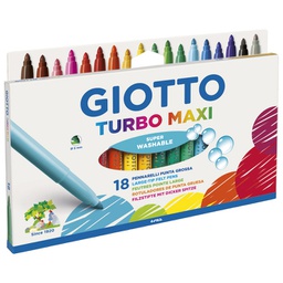 [000017602] Flomaster školski  18boja Giotto Maxi Fila 076300 blister