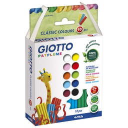 [000017607] Plastelin 10bojax20g extra soft Giotto Fila 5129b