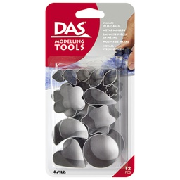 [000017616] Kalup set 12 kom metalni za DAS masu Fila 344000