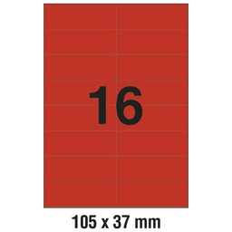 [000000140] Etikete ILK 105x37 mm pk100L Zweckform 3452 crvene
