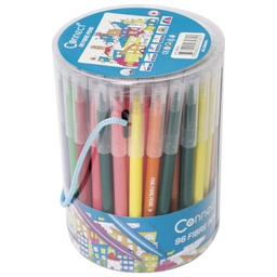 [000017870] Flomaster školski  96boja (12bojax8kom) u pvc kantici Connect
