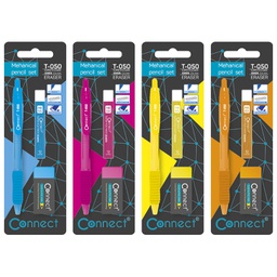 [000017937] Olovka tehnička 0,5 mm grip T-050+mine+gumica Connect sortirano blister