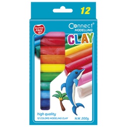 [000018077] Plastelin  12boja karton Connect blister