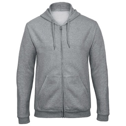 [900003083] Majica dugi rukavi zip B&C ID.205 270g svijetlosiva S!!