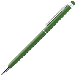 [000018193] Olovka kemijska metalna+touch pen New Orleans zelena