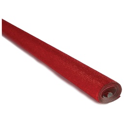 [000000143] Papir krep  60g 50x150 cm Cartotecnica Rossi 403 metalik crveni