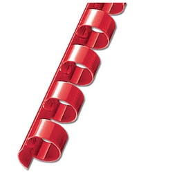 [000001136] Spirala plastična fi-19 mm pk100 Fornax crvena!!