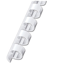 [000001145] Spirala plastična fi-28 mm pk50 Fornax bijela