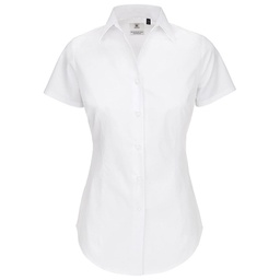 [900003283] Košulja ženska kratki rukavi B&C Black Tie 135g bijela XS!!
