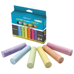 [000018533] Kreda okrugla jumbo ulična 6boja Connect blister