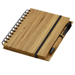 [900003495] Blok kolegij 13x18 cm crte 70L natur + olovka kemijska bambus