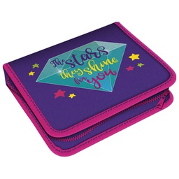 [000018659] Pernica puna 1zip 2preklopa Shine For You 1B Connect rozo-ljubičasta!!