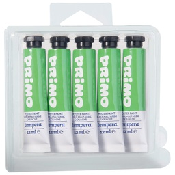 [000018846] Boja tempera 12 ml aluminijska tuba pk5 Primo 440TRA610 zelena blister