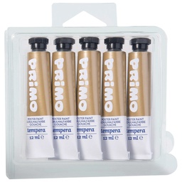 [000018851] Boja tempera 12ml aluminijska tuba pk5 Primo 440TRA920 zlatna blister