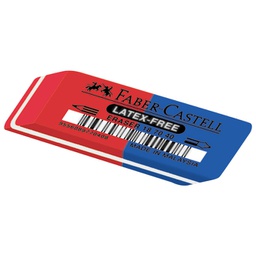 [000001180] Gumica kaučuk tinta/grafitna 7070-40 Faber-Castell 187040 crvena-plava