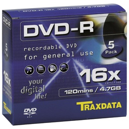 [000019058] DVD-R 4,7/120 16x JC Traxdata 0231733