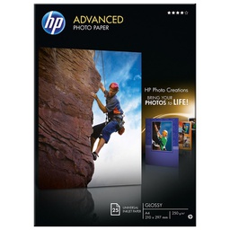 [000019215] Papir Ink Jet foto sjajni 250g A4 pk25 HP.Q5456A