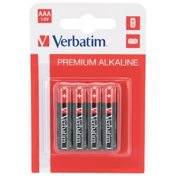 [000019420] Baterija alkalna 1,5V AAA pk4 Verbatim 49920 LR03 blister