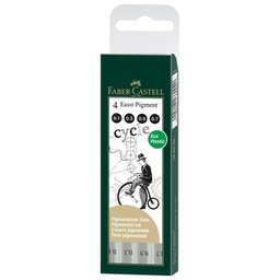 [000001262] Flomaster za tehničko crtanje pk4 Ecco Pigment Faber-Castell 166004 crni blister