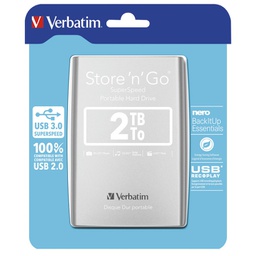 [000021372] Hard disk 2.5"     2TB USB 3.0 Verbatim 53189 srebrni blister