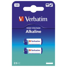 [000021650] Baterija alkalna 12V MN21/A23 pk2 Verbatim 49939 blister!!