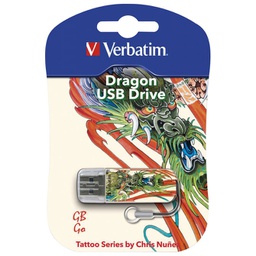 [000022135] Memorija USB 16GB Store'n'Go mini Tatoo Edition - Dragon Verbatim 49888 blister!!