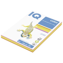 [000022842] Papir ILK IQ Neon A4  80g pk200 Mondi RB04 mix!!