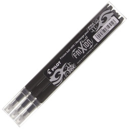 [000023043] Uložak za roler 0,7 mm Frixion piši-briši pk3 Pilot BLS-FR7-B-S3 crni